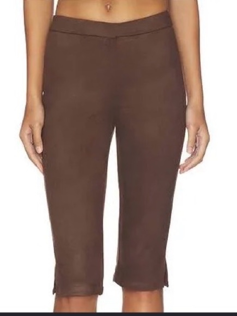 Brown Capri Pants